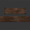 Two Long Solid Wood Benches With Slatted Seats And Sturdy Legs Home Furniture