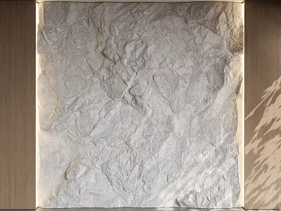 Textured Stone Background Wall With Natural Rough Surface And Modern Decorative Design 3d model