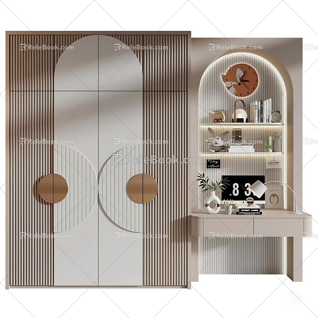 Wardrobe dresser combination model