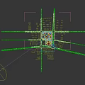 Aerial Planning of Modern Residential Complex With High Rise Buildings Green Areas And Road System