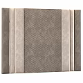 Gray And Beige Decorative Wall Panels With Geometric Textured Design For Home Interior