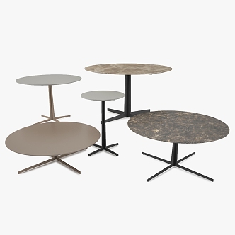 Modern Coffee Table Combination Modern Coffee Table Side Table Round Table Simple Home Furniture Coffee Table 3d model