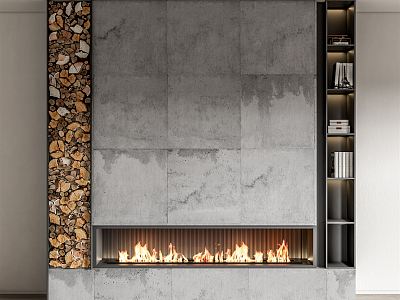 Modern Fireplace model