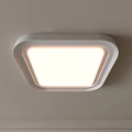 Modern Square Ceiling Light with Bright Warm Glow for Home Interior Design 3d model