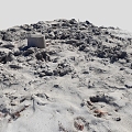 Sandy ground Mud ground 3d model