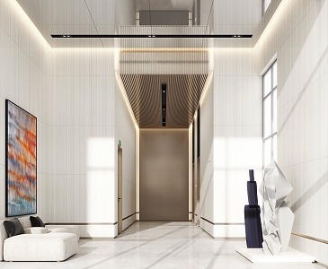 Elevator Hall 3d model