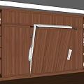 Cozy Bedroom Interior With Wooden Cabinets Bookshelves Green Plants And Flooring