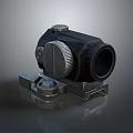 Tactical Optical Sight Equipment With Adjustable Control Knob And Durable Mount Base