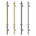 Stainless Steel Metal Rods In Silver Gold Black With Knobs And Fixtures
