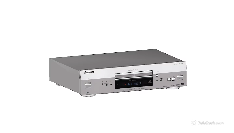 Modern Silver Headphone Speaker System With Control Panel And Display Screen 3d model 