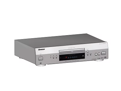 Modern Silver Headphone Speaker System With Control Panel And Display Screen 3d model