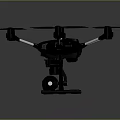 Professional Hexacopter Drone Design With Integrated Camera And Rotor Blades Structure