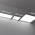 LED Ceiling Lights 300x600 300x300 600x600 Different Size Options for Modern Home Lighting