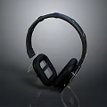 Black Over Ear Computer Headset With Soft Ear Pads For Audio And Gaming Sessions 3d model