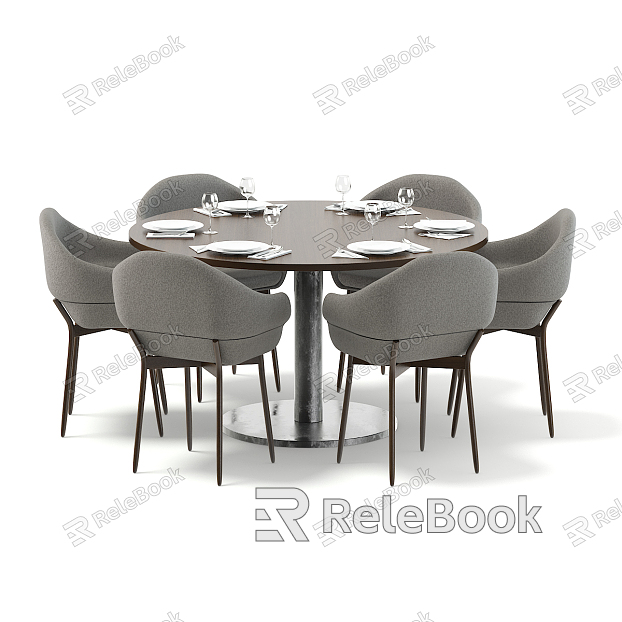 Modern Dining Table Chair Combination Dining Table Chair model