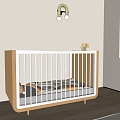 Nordic crib 3d model