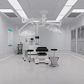 Hospital Outpatient Operating Room With Medical Equipment
