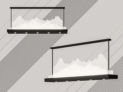 New Chinese Chandelier 3d model