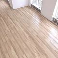 Light Colored Wooden Flooring With Natural Wood Texture And Shiny Surface In Spacious Room
