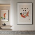 New Chinese Decorative Painting 3d model