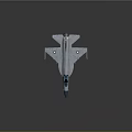 Silver Fighter Jet Model With Open Cockpit And Blue Windshield Detailed Wings And Tail Design