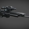 A280 Long Range Explosive Rifle 3d model