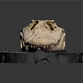 Detailed Crocodile Skull Skeleton Displayed With Anatomical Features On Black Base 3d model