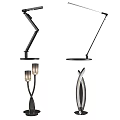 Modern Table Lamps With Adjustable Arms And Various Stylish Metal Designs For Home