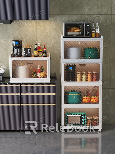 Multifunctional Storage Rack Folding Storage Rack Kitchen Storage Rack model