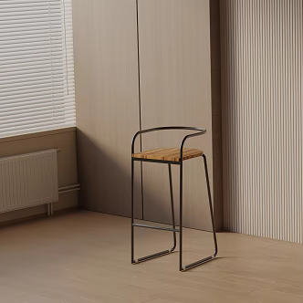 Modern Bar Chair 3d model