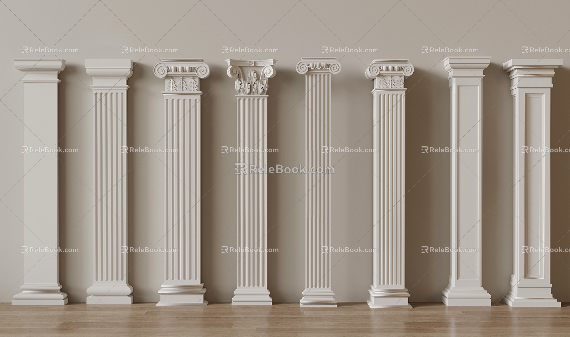 Roman Column 3d model