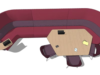 Modern Card Seat Fashion Tooling Card Seat Sofa 3d model