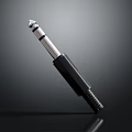 High Quality Audio Plug With Metal Tip And Black Body For Electronic Devices