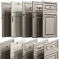 Functional And Stylish Kitchen Cabinets With Diverse Door Drawer Designs And Modern Hardware