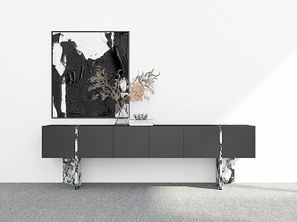 TV Cabinet Living Room Side Cabinet Sideboard Storage Cabinet Decorative Cabinet Side Cabinet 3d model