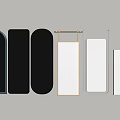 Modern Mirror Smart Mirror 3d model