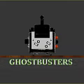 Ghostbusters Retro Style Collectible Device On Wooden Base With Branded Text And Controls