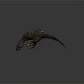 Realistic Tyrannosaurus Rex Dinosaur Model With Open Mouth And Detailed Skin