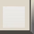 White Venetian Blinds For Modern Window With Clean Design And Light Shadow 3d model