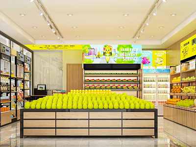 Fruit Store Fruit Supermarket 3d model