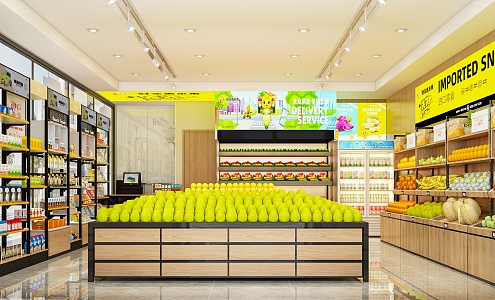 Fruit Store Fruit Supermarket 3d model