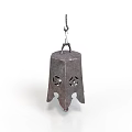 Metal Bell Shaped Household Item With Hollow Out Patterns And Decorative Design