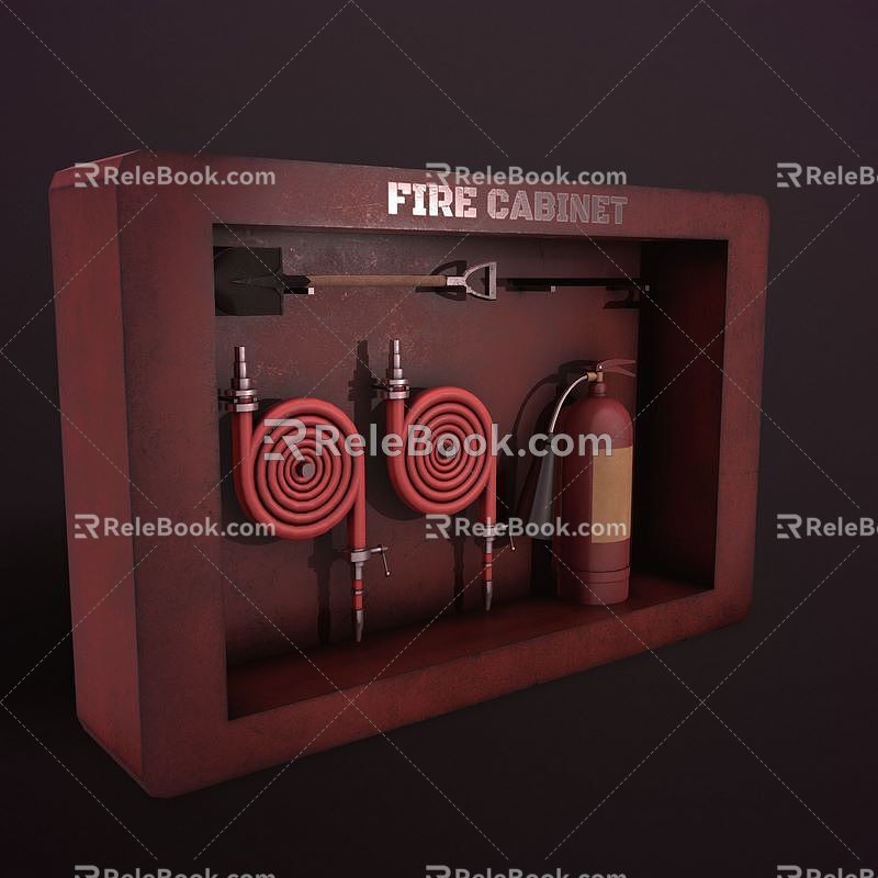 Fire cabinet 3d model