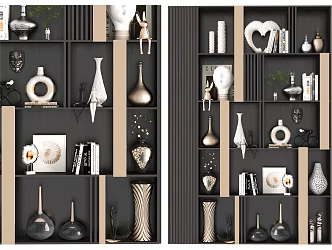Interior Decoration Cabinet Interior Decoration Ornaments 3d model