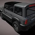 Gray Off Road SUV With Black Roof And Rugged Design Large Tires