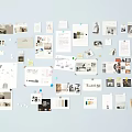Creative Collage Board Featuring Photos Papers Notes And Design Elements