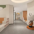 Kindergarten Interior With Playful Decor And Bright Space