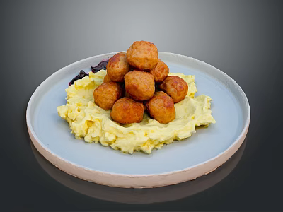White Ceramic Plate With Light Edge Decoration For Serving Food Daily Use 3d model