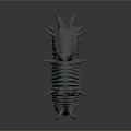 Chi chrysanthemum stone ancient fossil stone chrysanthemum fossil items 3d model