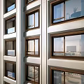 Modern Apartment Building Exterior With Multiple Windows Balconies And Architectural Design